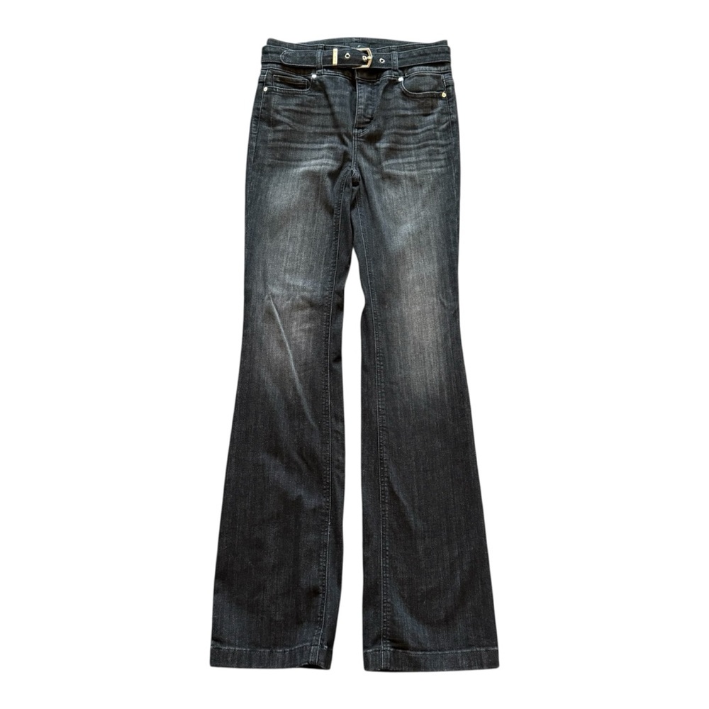 White House Black Market Black Flare Jeans NWOT